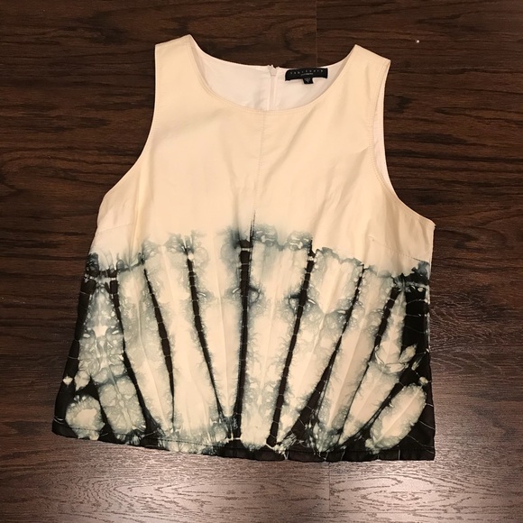 Sanctuary Tops - Off-white leather sanctuary top size L